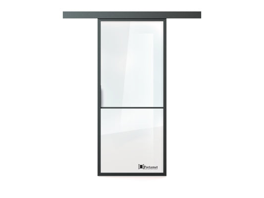 Madrid Classic Single Glazed Steel Sliding Door