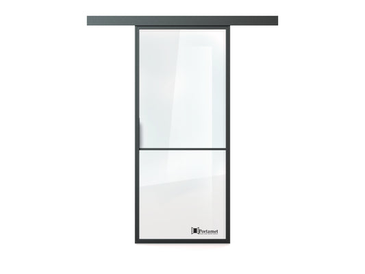 Madrid Classic Single Glazed Steel Sliding Door