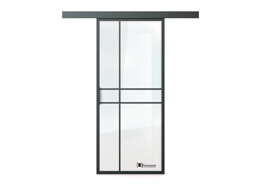 Paris Classic Single Glazed Steel Sliding Door