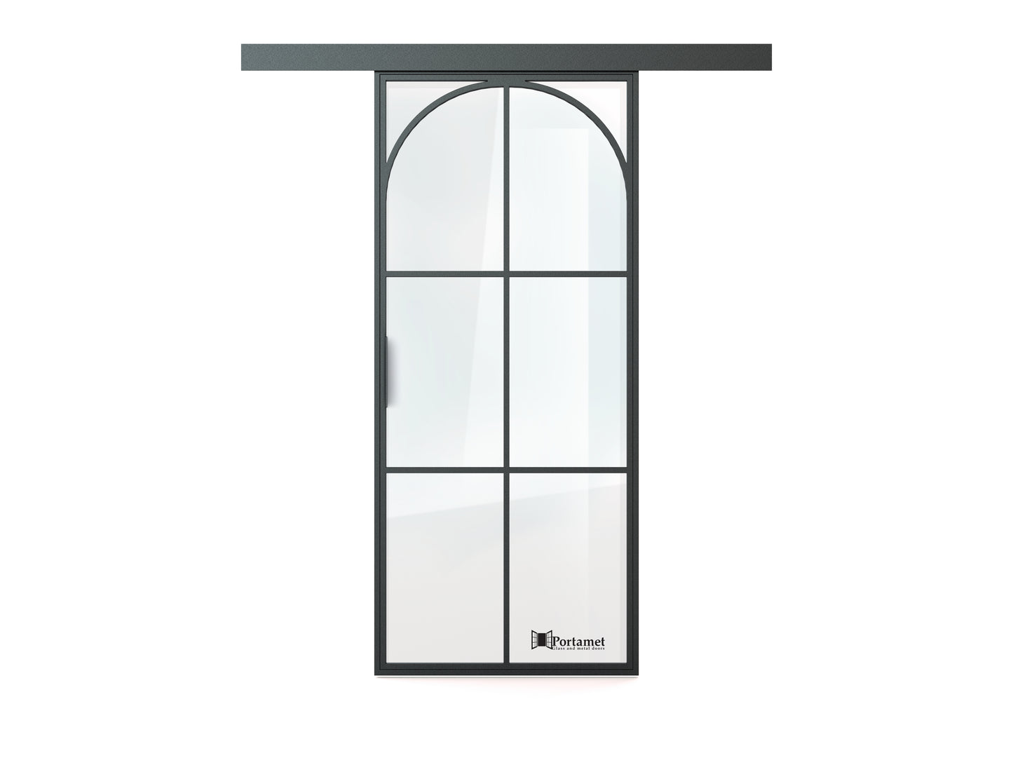 Sol Classic Single Glazed Steel Sliding Door