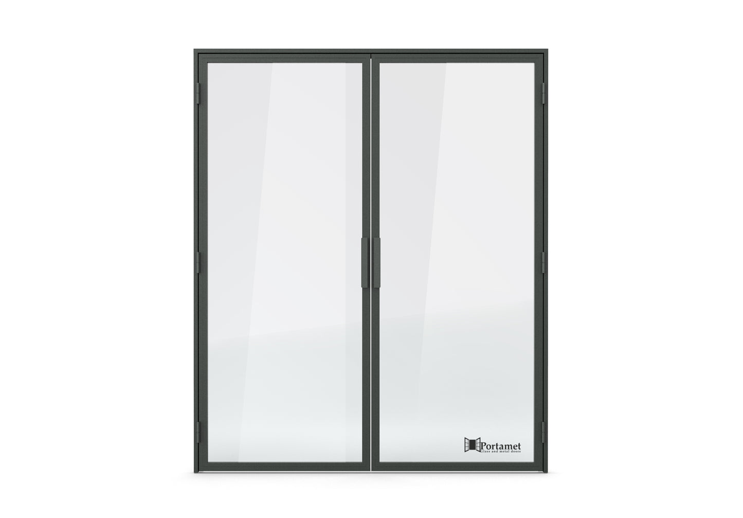 Milano Classic Double-Leaf Steel Glazed Crittal Style Door