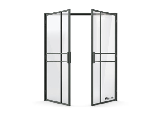 Paris Classic Double-Leaf Steel Glazed Crittal Style Door